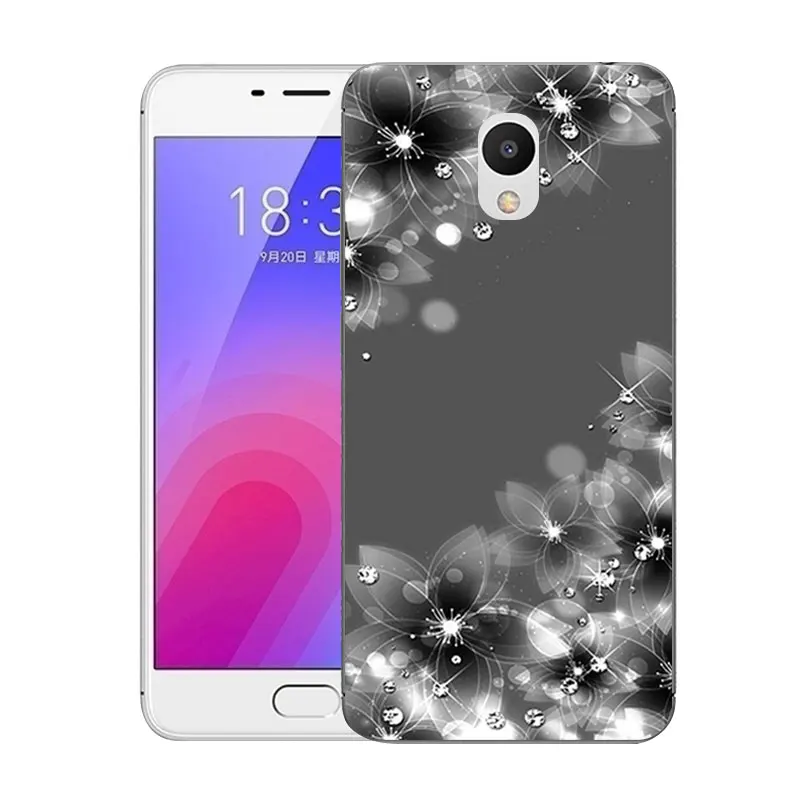 Чехол для Meizu M6 5 2 дюйма разноцветный Силиконовый ТПУ чехол-накладка M 6 Mini M711Q M711C