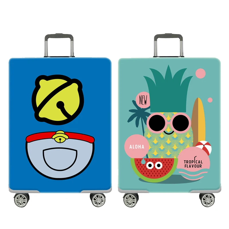 Эластичные Защитные чехлы для багажа с героями мультфильмов 18-32 дюйма защиты от