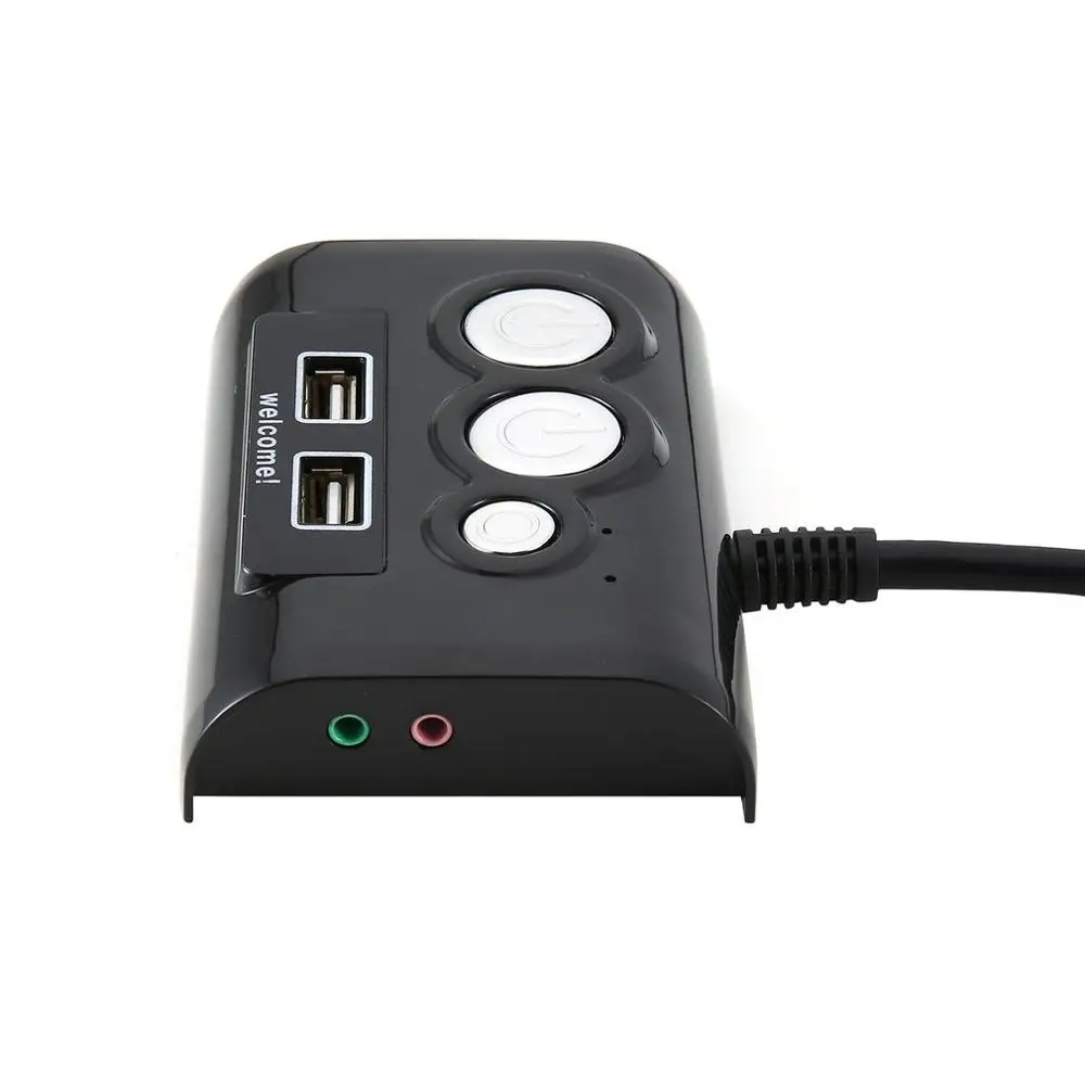 Настольный ПК чехол для компьютера блок питания вкл/выкл кнопка сброса