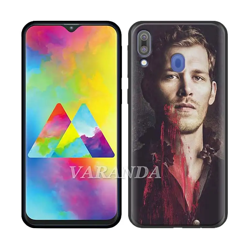 Черный мягкий чехол для Samsung Galaxy A50 A60 A70 A30 A40 A20e A80 A6 A7 A8 A9 2018 с дневниками вампира