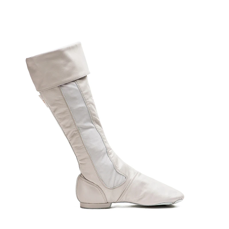 Новинка танцевальные ботинки Sansha без шнуровки высококачественные из коровьей