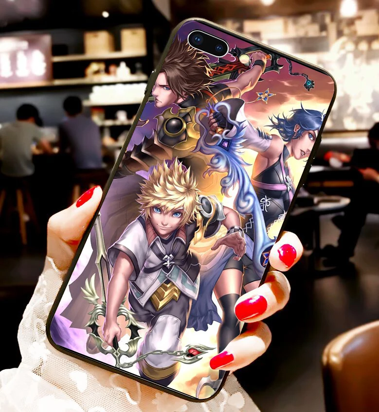 Kingdom hearts цветной Мягкий Силиконовый Футляр для телефона Fundas для iPhone 6 6Plus 7 7Plus 8 8Plus X XS Max