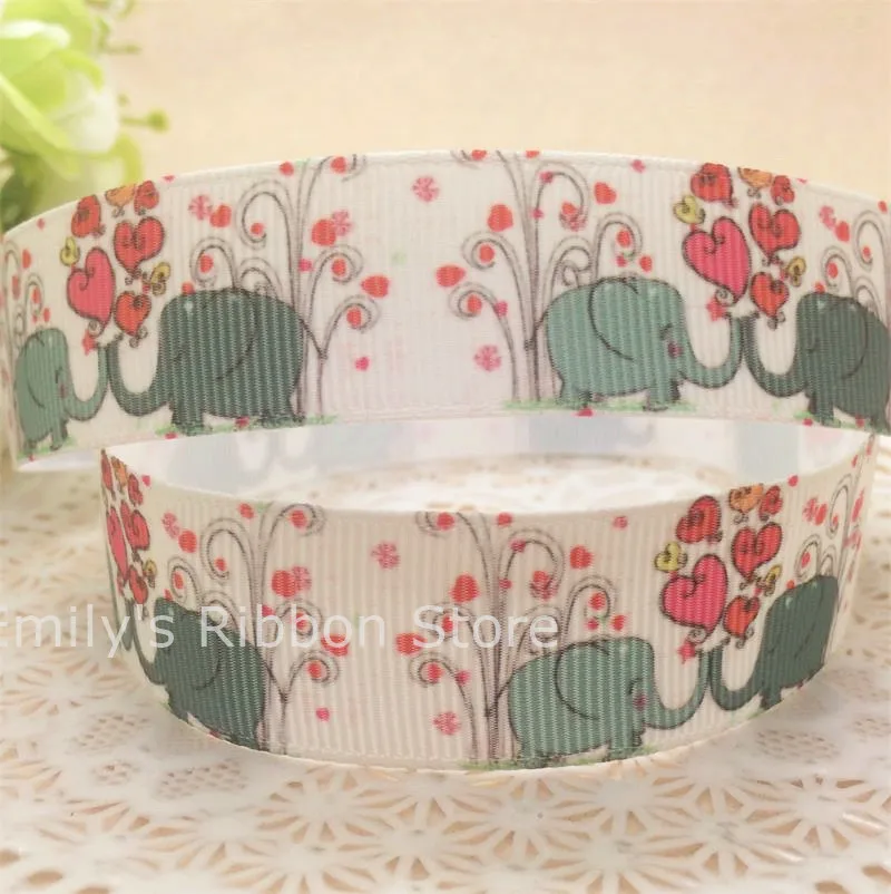 style 6 7/8 ''22 мм ширина Валентина шаблон печатный рисунок лента полиэфир корсажная лента DIY бант для волос аксессуары ift посылка - Цвет: style 6