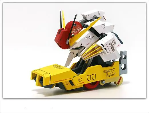 Воина гундама груди изображение EX S головка 3D Бумага модель сделай сам|Картонные