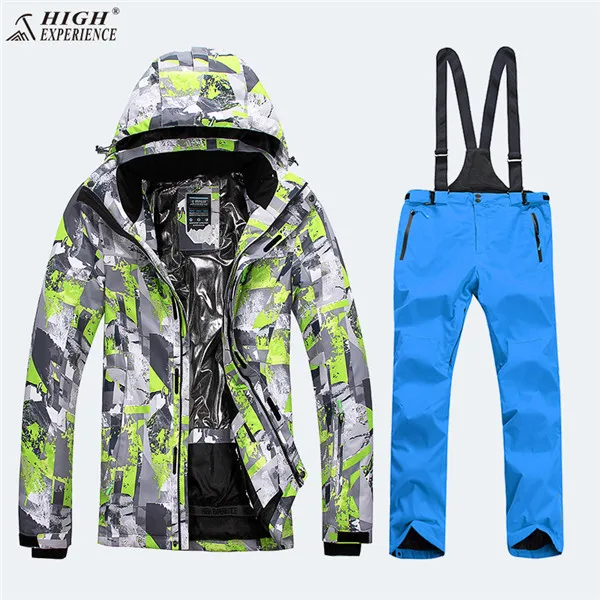 blue set Горнолыжный костюм мужской,сноуборд,лыжный костюм мужской,куртка мужская зимняя, лыжный костюм,горнолыжный костюм,лыжи,лыжная куртка,зимний костюм, горнолыжная куртка мужская,костюм горнолыжный,куртка горнолыжная - Цвет: blue set