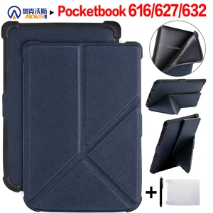 Умный чехол для Pocketbook 606 628 633 616627632,Pocketbook Touch Lux 4 5  Basic Lux 2 Touch HD 3, оригами