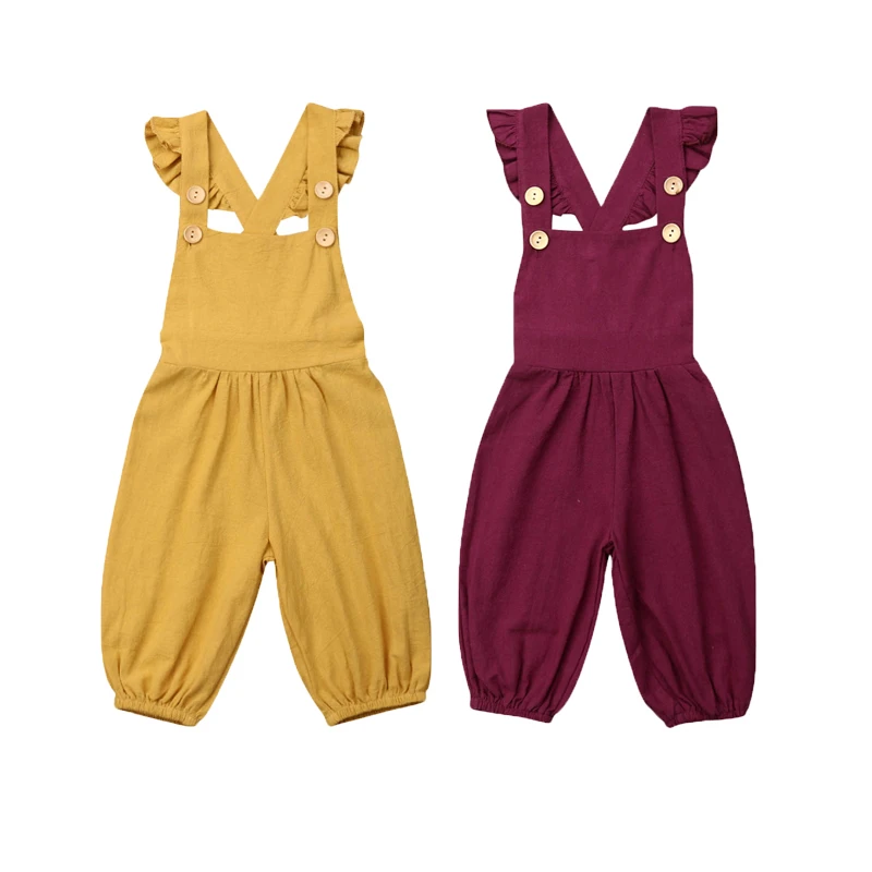 Детские комбинезоны для маленьких девочек комбинезон без рукавов с открытой