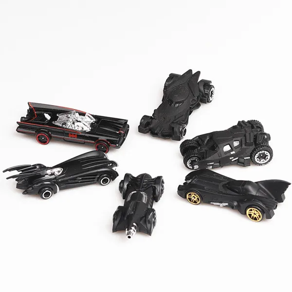 6pcs alloy cars 7 шт./компл. Diecast металлические для грузовых автомобилей, Batman Batmobile автомобиль сплав игрушечные машинки автомобиля 1: 64 модели игрушки для детей Детский подарок - Цвет: 6pcs alloy cars