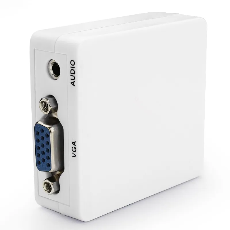 Mini vga для hdmi адаптер vga2hdmi конвертер разъем с аудио портативных пк к hdtv проектор