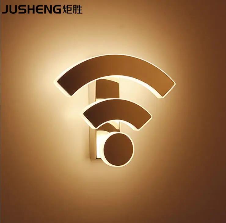 Простой и креативный WIFI акриловый настенный светильник светодиодный