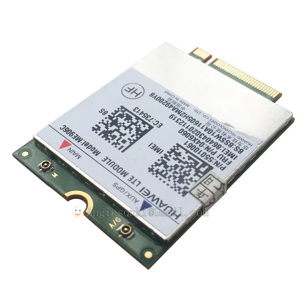 

Unlocked ME906C Mobile Broadband FRU 04X6060 4G M.2 /NGFF Module for Lenovo ThinkPad 8 Huawei ME906C TDD LTE/TD-SCDMA/FDD/DCHSPA