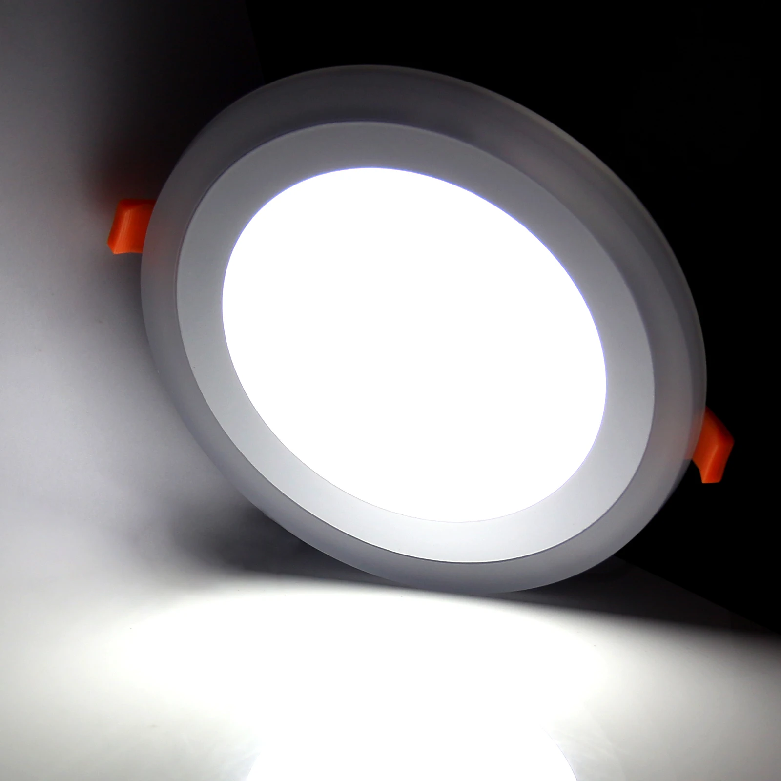 24W Dimmable ультра яркий двойной Цвет светодиодный поверхности круглый потолочный