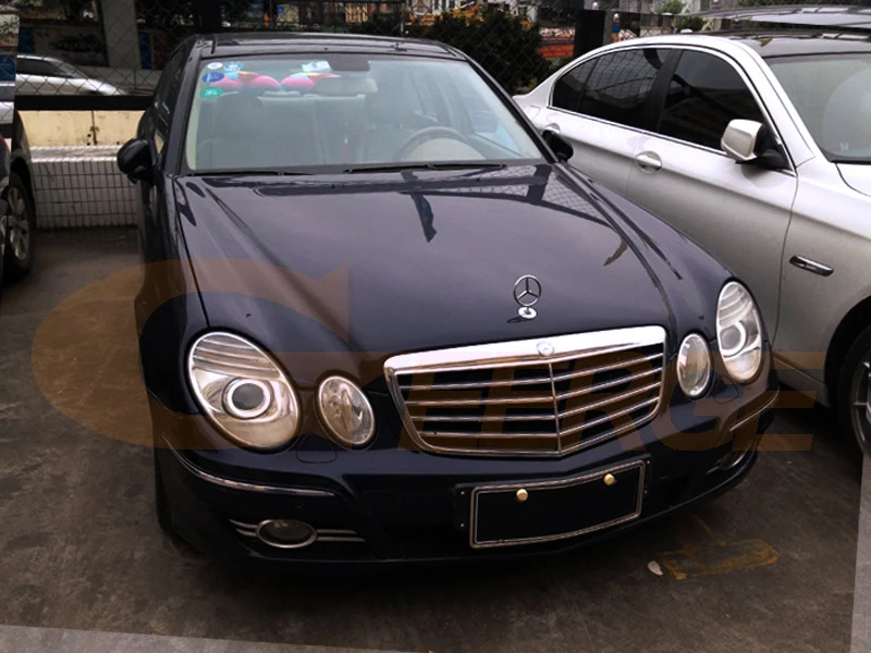Для Mercedes Benz e class w211 E200 E220 E270 E280 E320 E420 CDI 2003-2009 Ультра яркое освещение COB комплект светодиодов «глаза ангела»