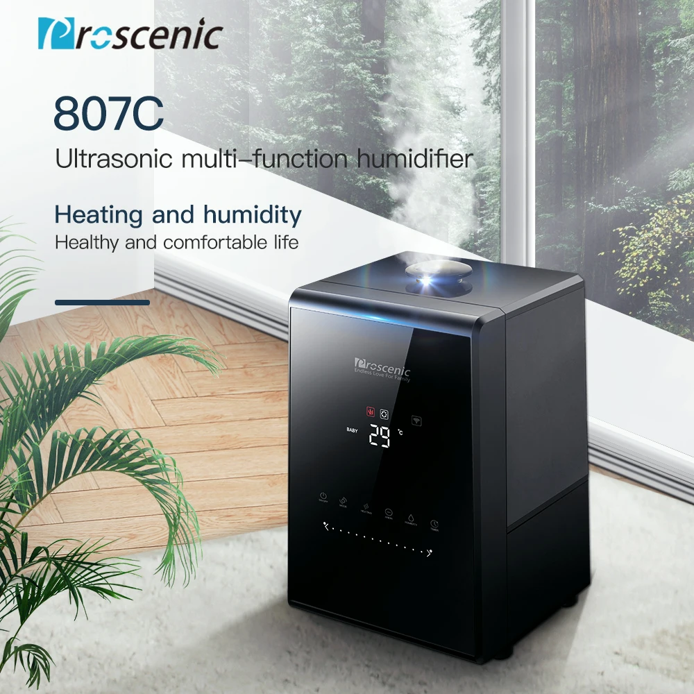 Proscenic 807C ультразвуковой увлажнитель воздуха 5.5L испаритель теплый и холодный