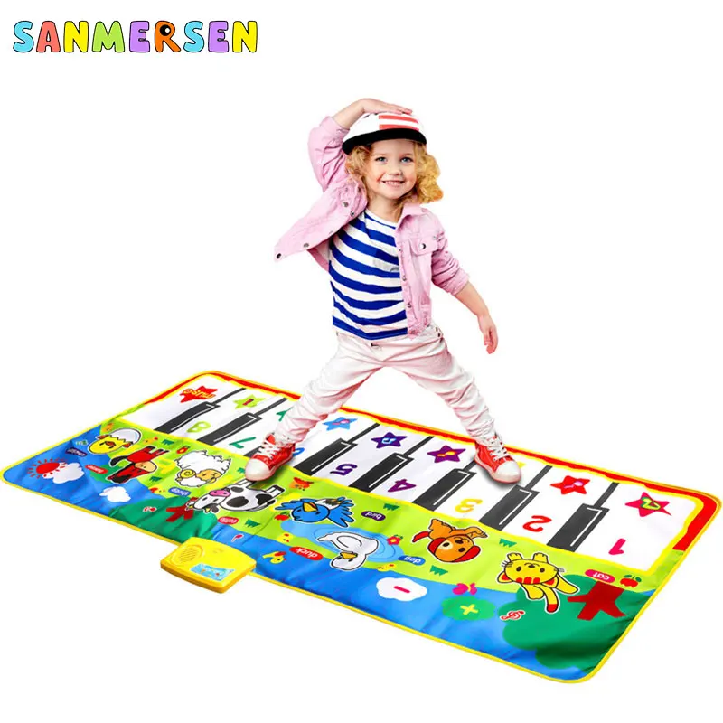 Музыкальный коврик с клавиатурой музыкальные коврики для пианино игровой