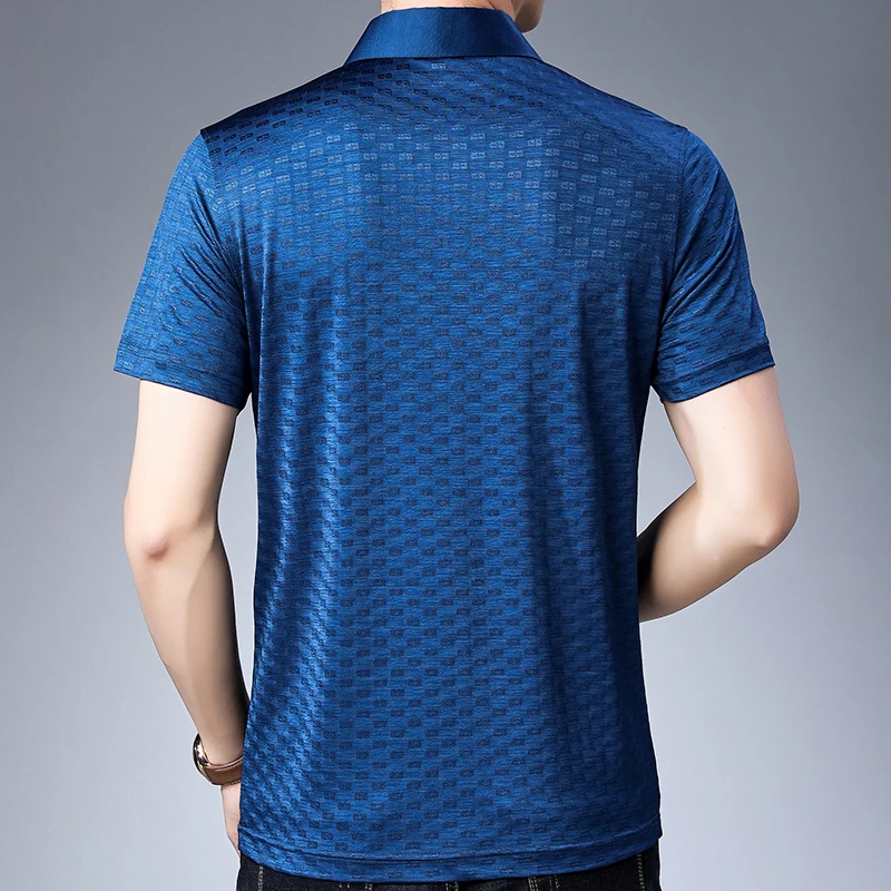 Бренд 2020 Повседневная летняя рубашка поло с коротким рукавом для фитнеса Мужская