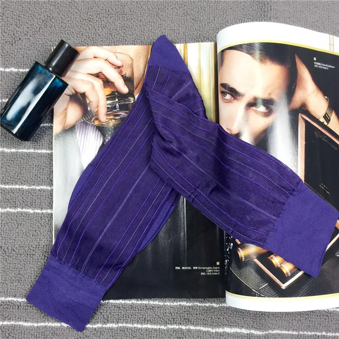 Высококачественные мужские носки из чистого шелка черные гей прозрачные