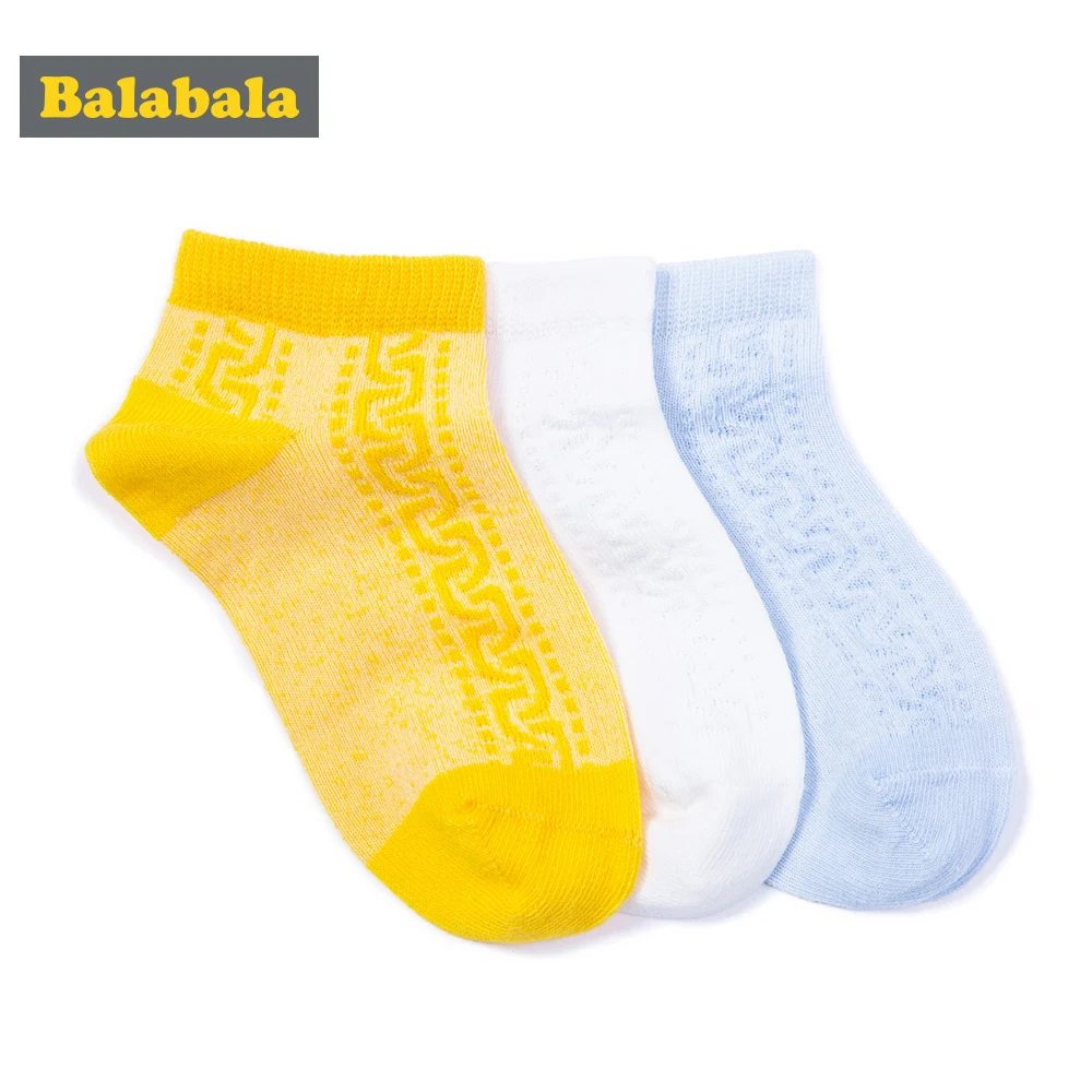 Balabala 2018 новые для мальчиков носки Демисезонный свежий детские сине-белые Цвет