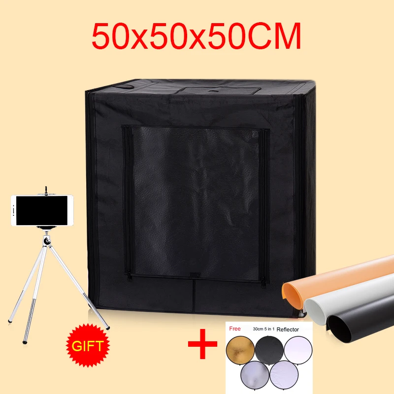 50*50*50 см светодиодный софтбокс для фотостудии светильник фотосъемки палатка