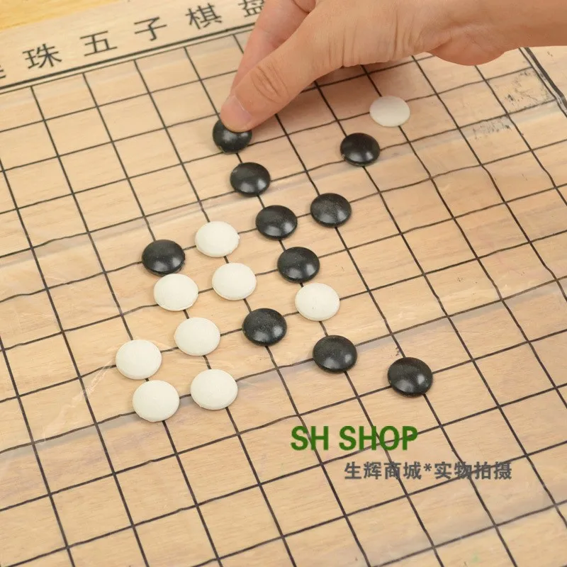 Портативная игра в шахматы Reversi otello Go, дорожные карманные настольные игры, 36*36 см, стандартная складная бумажная шахматная доска, интеллектуальная детская игрушка