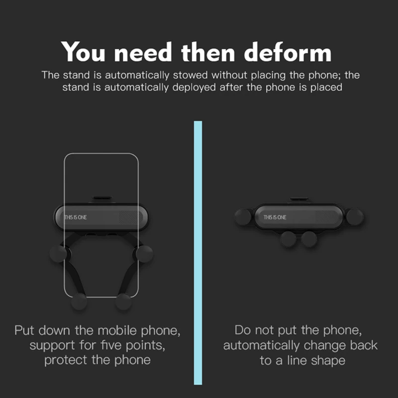 Автомобильный держатель для телефона в автомобиле iPhone XR XS Max Samsung Air Vent крепление