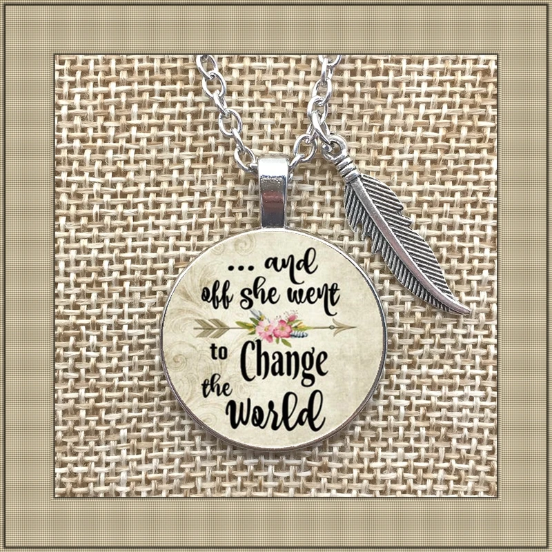 2019/Новое памятное ожерелье подарок на выпускной она перешила мир Очаровательное