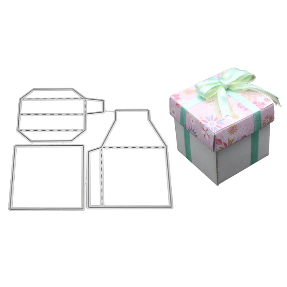 Новинка 2019 Подарочная коробка металлический трафарет для вырезания сделай сам