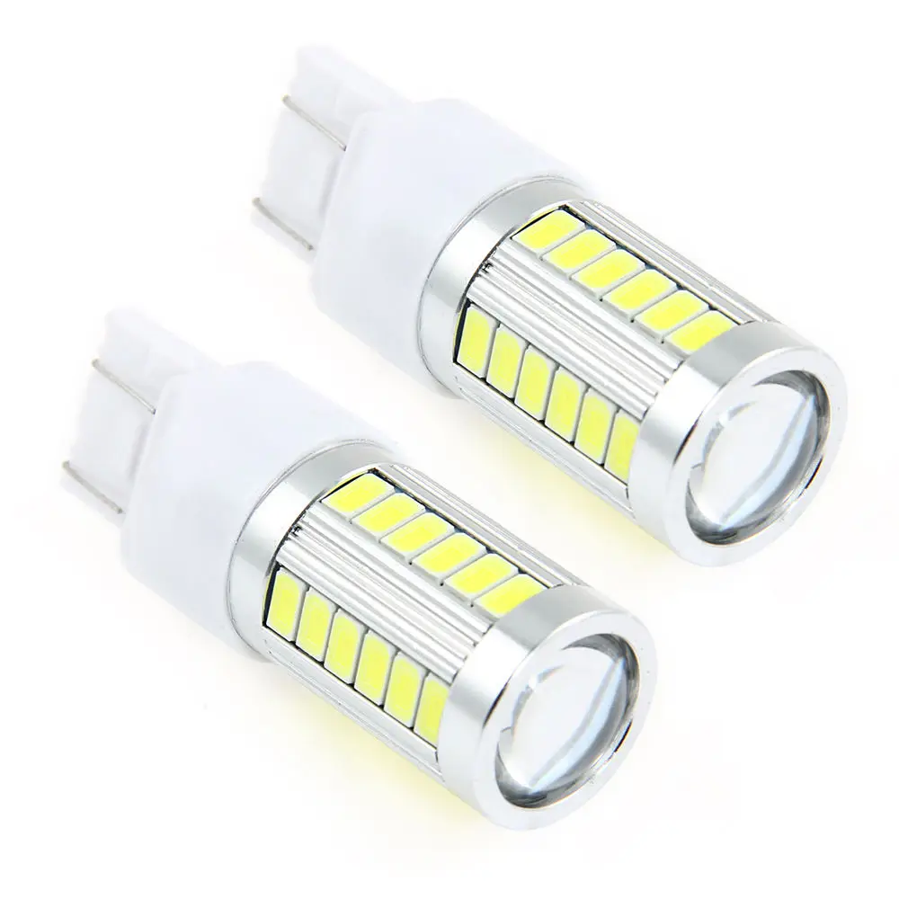 T20 7443 W21/5 Вт 33 SMD 5630 5730 светодиодный Автомобильные стоп сигналы 21/5W автомобильные лампы дневного лампа