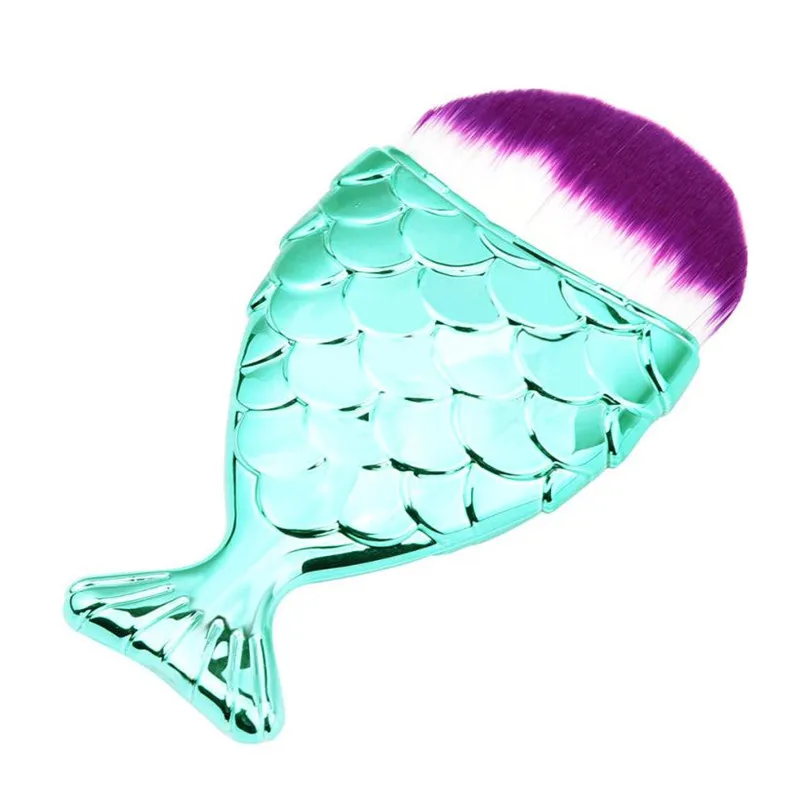 Кисти для макияжа с рыбьим хвостом кисти пудра румяна косметические pincel sereia|make