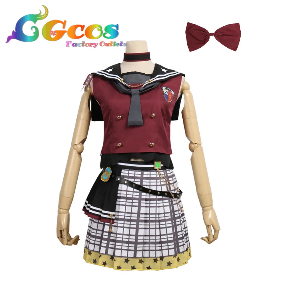 CGCOS Косплэй костюм Bang Dream! Afterglow Lost One Hazawa Tsugumi Платье Аниме Униформа Хэллоуин
