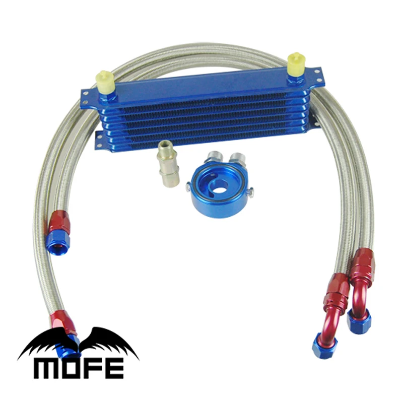 7 рядный адаптер AN10 для коробки передач двигателя с масляным фильтром и оплеткой