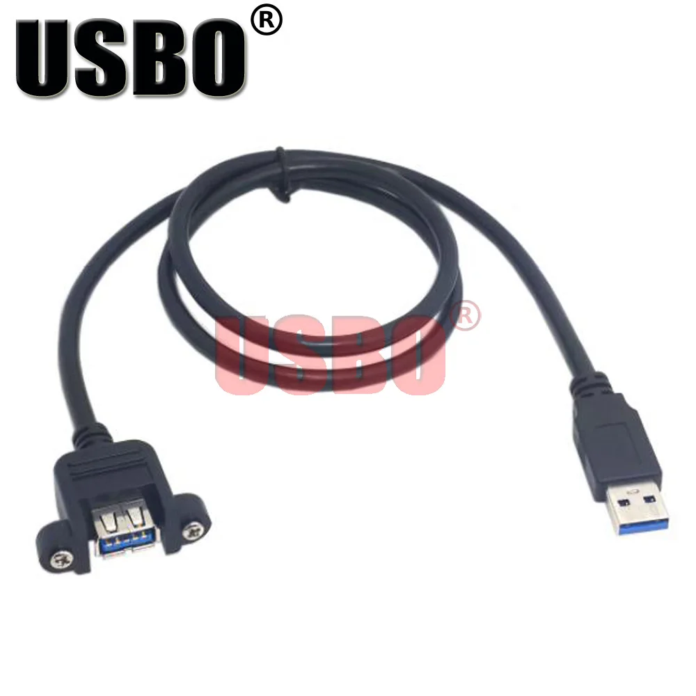 Высококачественный черный кабель для передачи данных 0 5 м 8 USB3.0 штекер-гнездо