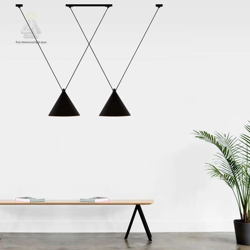 Античная DIY Art Современная черная Геометрическая линия форма подвесной