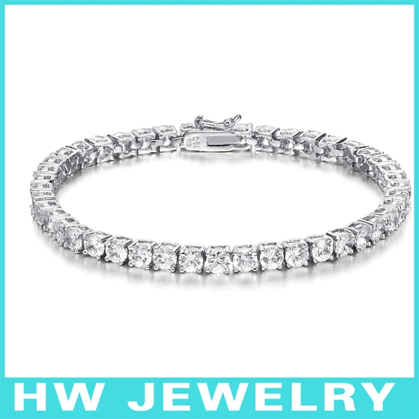 40162 3 75 мм Φ|sterling silver tennis bracelet|tennis braceletsilver bracelet |