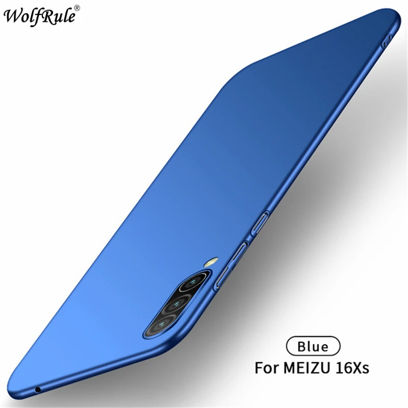 Чехол для Meizu 16XS стильный Гладкий Ультратонкий ПК матовый чехол телефона 16 XS X s