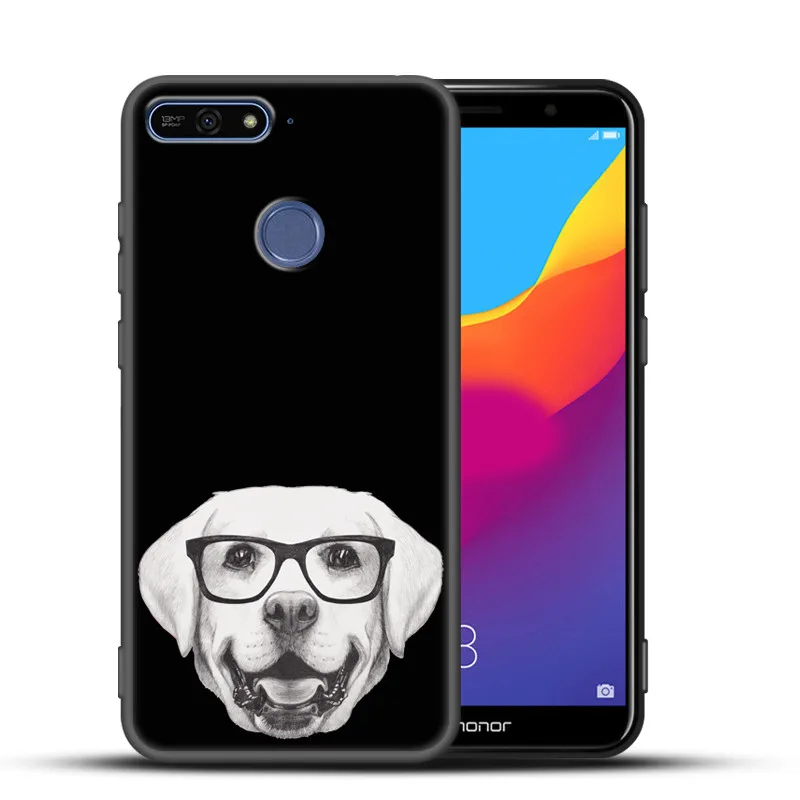 чехол на хонор 7 а про Окрашены в мягких для huawei Honor 7A Pro дело чести Силиконовая