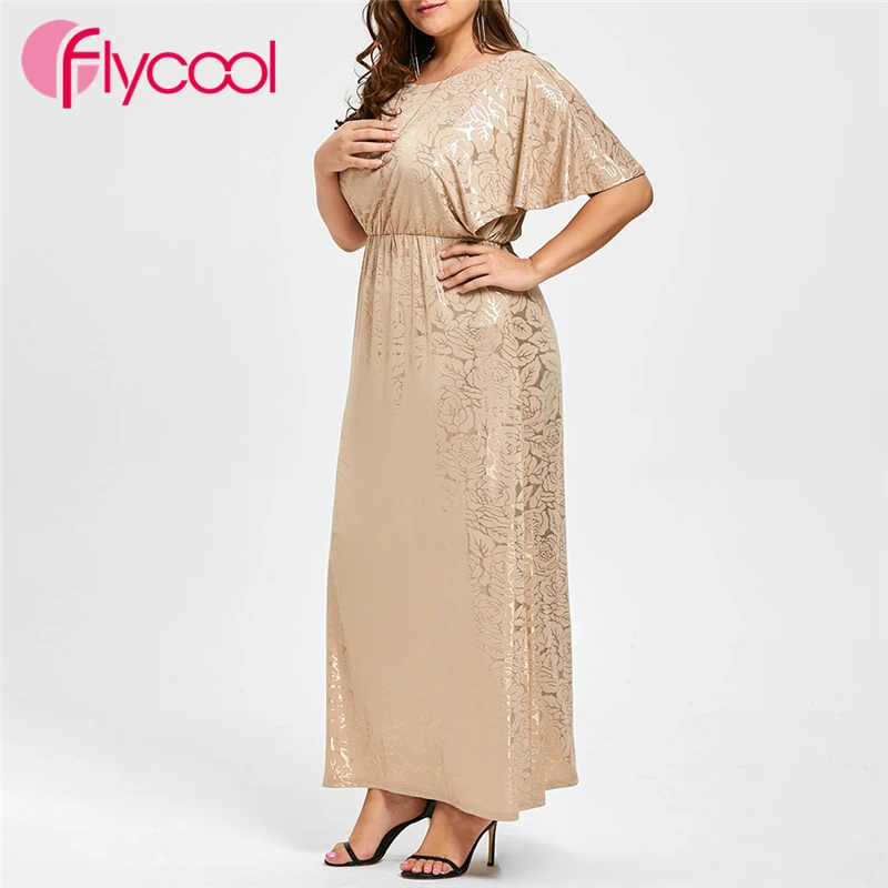 Flycool/Новинка 2019 года летнее женское платье с круглым вырезом повседневное