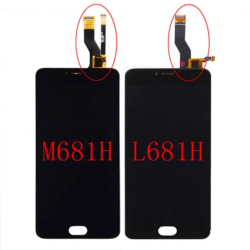 Для Meizu M3 Note L681H Полный ЖК дисплей в сборе стеклянный дигитайзер Сенсорная панель