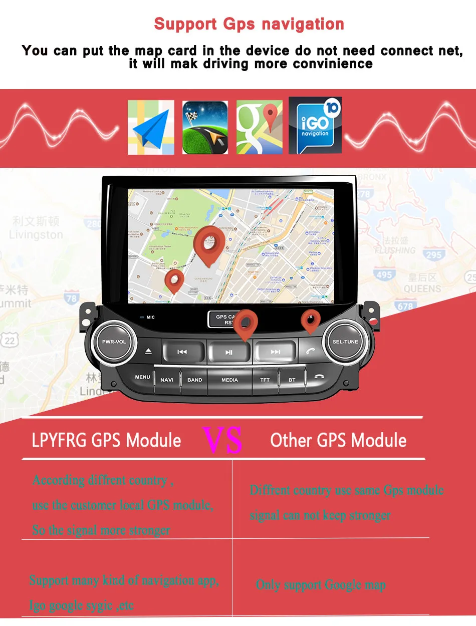 " Восьмиядерный Android 9,0 4G+ 64G Автомобильный dvd-плеер авто стерео блок gps навигация для CHEVROLET MALIBU 2013 Satnav система