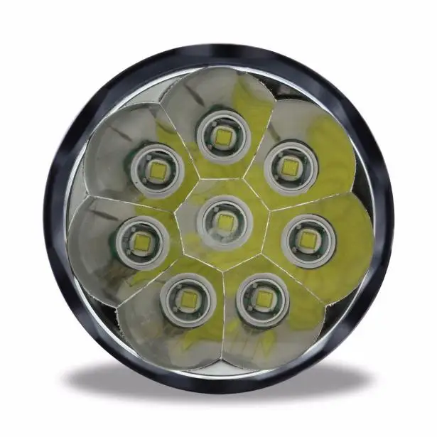 Теплый угловой LM XLightFire 20000 люмен 8x CREE XML T6 5 Режим 18650 супер яркий светодиодный фонарик#3D10