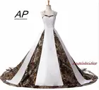 ANGELSBRIDEP Unqiue камуфляжные Свадебные платья 2021 реальное фото с перекрестной спиной и шнуровкой платья для невесты официальное платье горячая Распродажа
