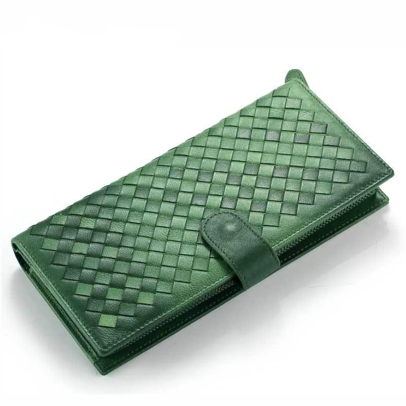 Роскошный брендовый кошелек из натуральной кожи женский длинный клатч женские