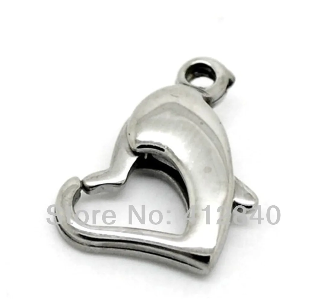

Free shipping!Heart Lobster Clasps 12mm fashion jewelry Diy