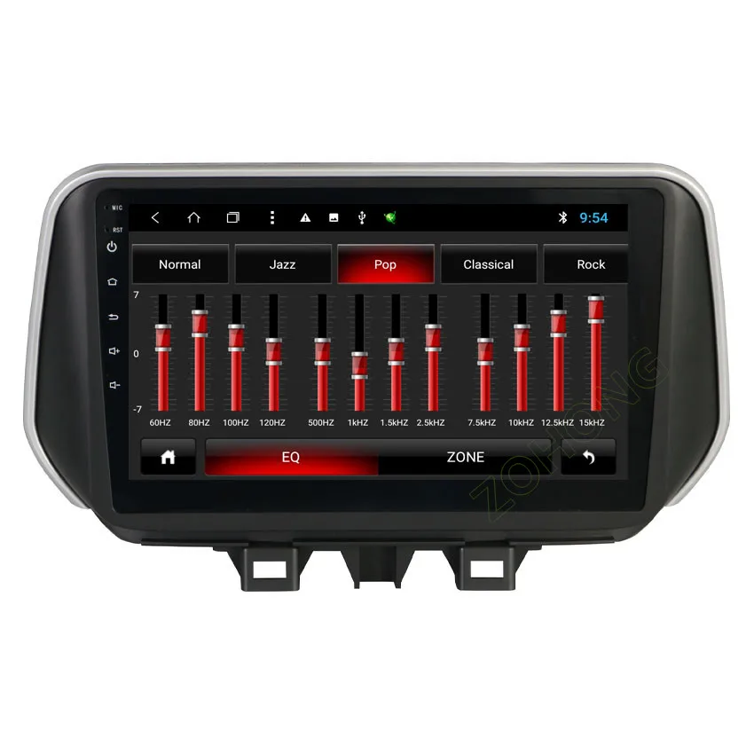 10,2 дюймов 2.5D 8 ядерный 2G+ 32G Автомобильный dvd-плеер на основе Android для hyundai Tucson IX35 Автомобильный gps навигатор Авторадио Стерео BT wifi