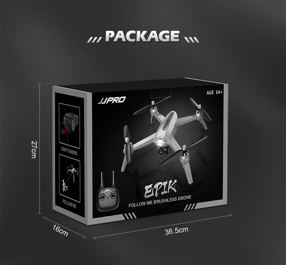 JJRC JJPRO X5 бесщеточный Радиоуправляемый Дрон gps 5G Wi-Fi FPV 1080P Камера Смарт Follow режим 6