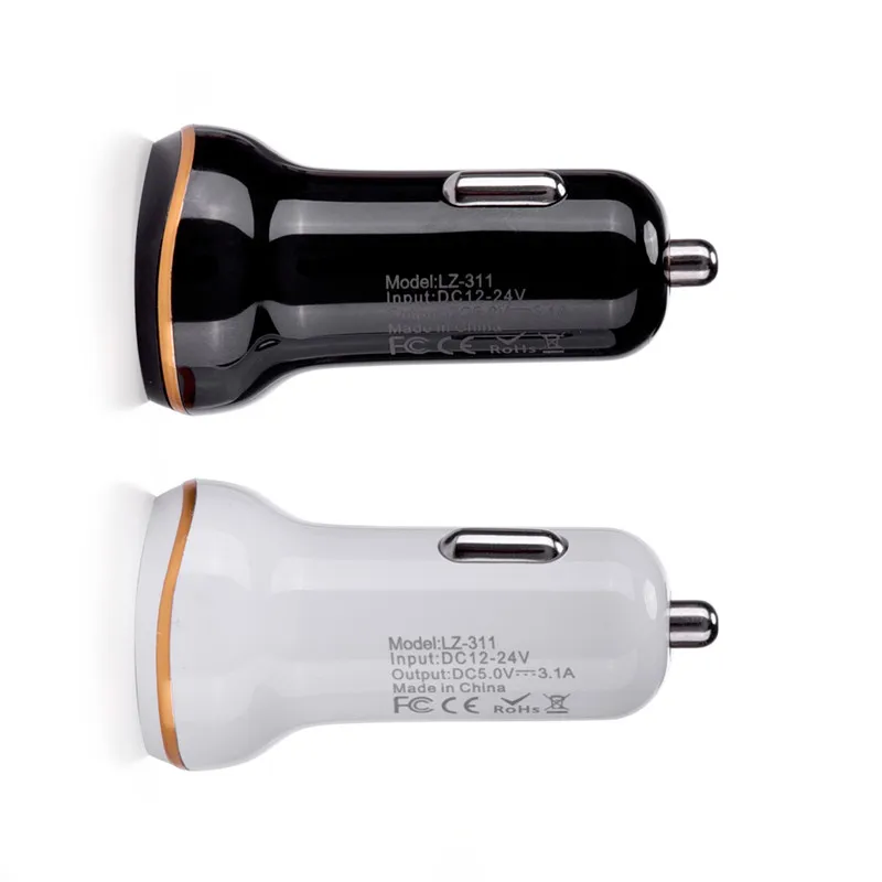 Кабель для передачи данных Micro usb 1 м + 2 порта автомобильное зарядное устройство