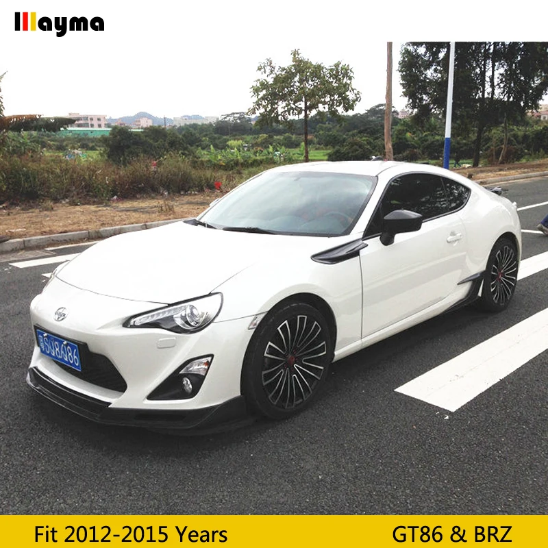 Спойлер для боковой юбки из углеродного волокна для Toyota 86 2012- боковое крыло для subaru BRZ для Scion GT86 CF Стайлинг боковая юбка декоративная