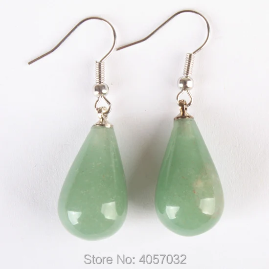 13x22 мм обсидиан прозрачный кварц лазурит фотоопал висячие серьги с крючком 1