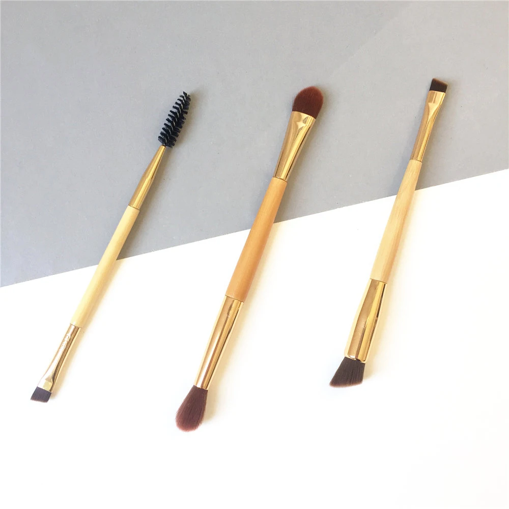 Bdbeauty TT двухсторонняя кисть для бровей и пудры качественные бамбуковые Кисточки