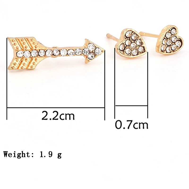 3 шт./компл. ювелирные украшения свежей моды кольца классического сердца со